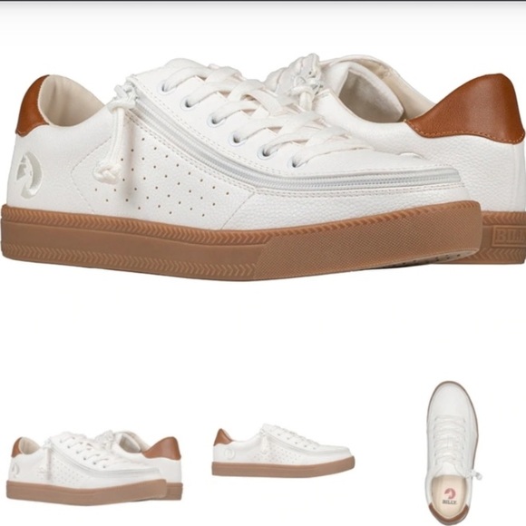 Everyhuman Billy Footwear Low Rise Men’s Full Zip Sneaker (White) - Picture 2 of 9